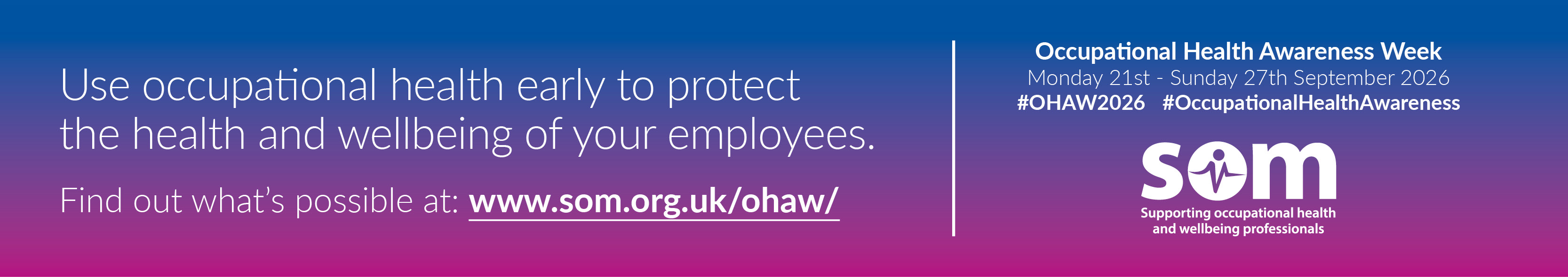 Early occupational health